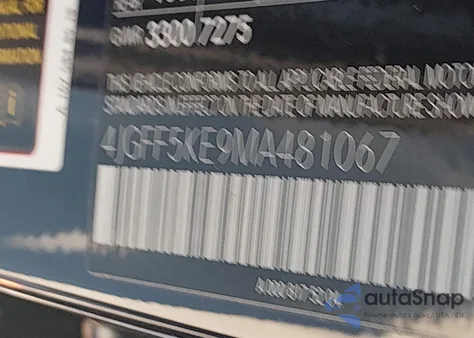 2021 Mercedes-Benz Gls 450 4Matic z USA, uszkodzony, nr VIN 4JGFF5KE9MA481067